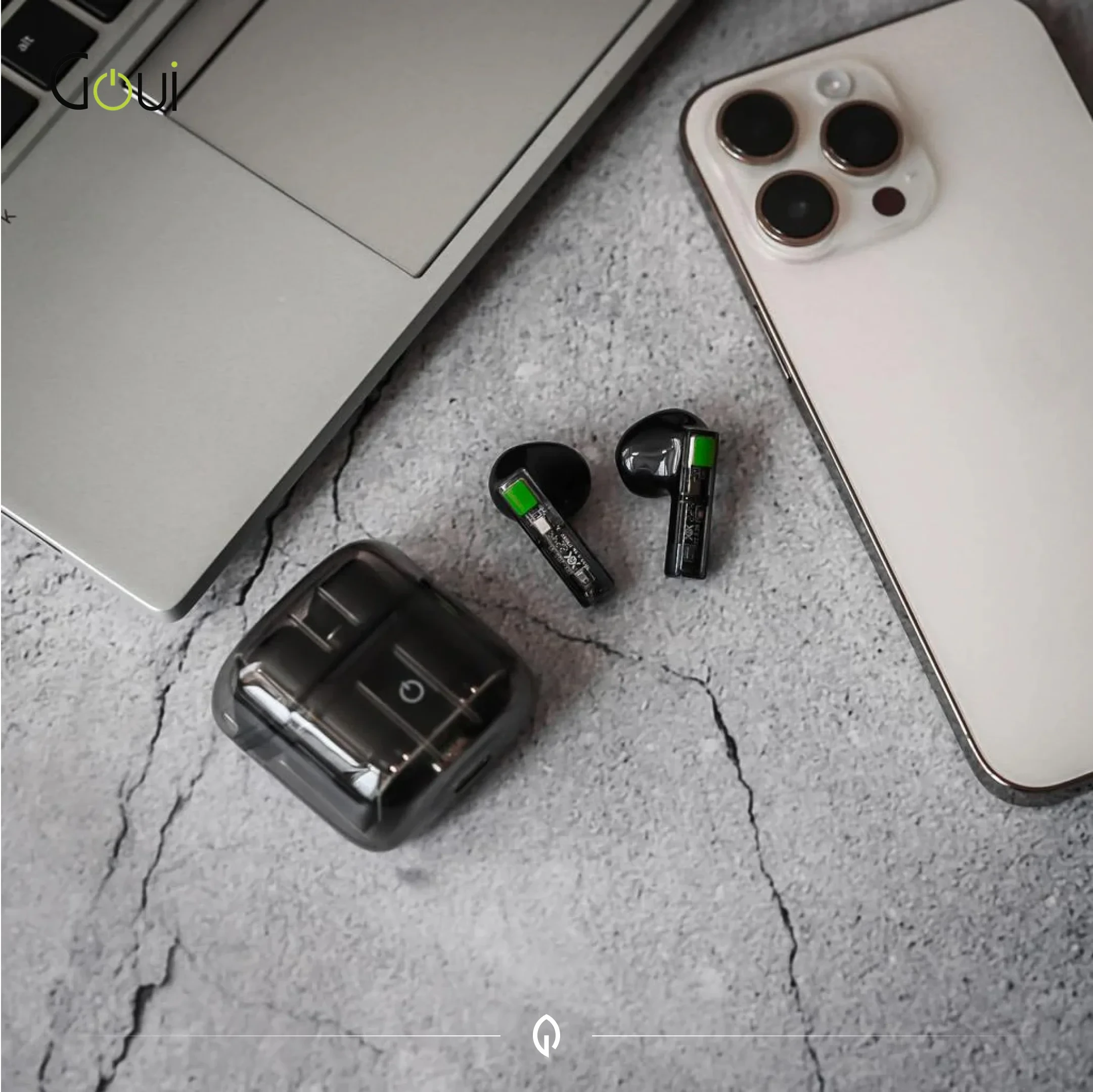 Goui G•Pods Écouteurs Sans Fil - Transparent